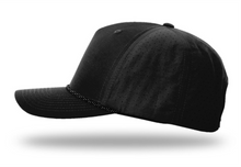 Load image into Gallery viewer, ALL-STAR 5 PANEL PERFORMANCE ROPE HAT BLACK
