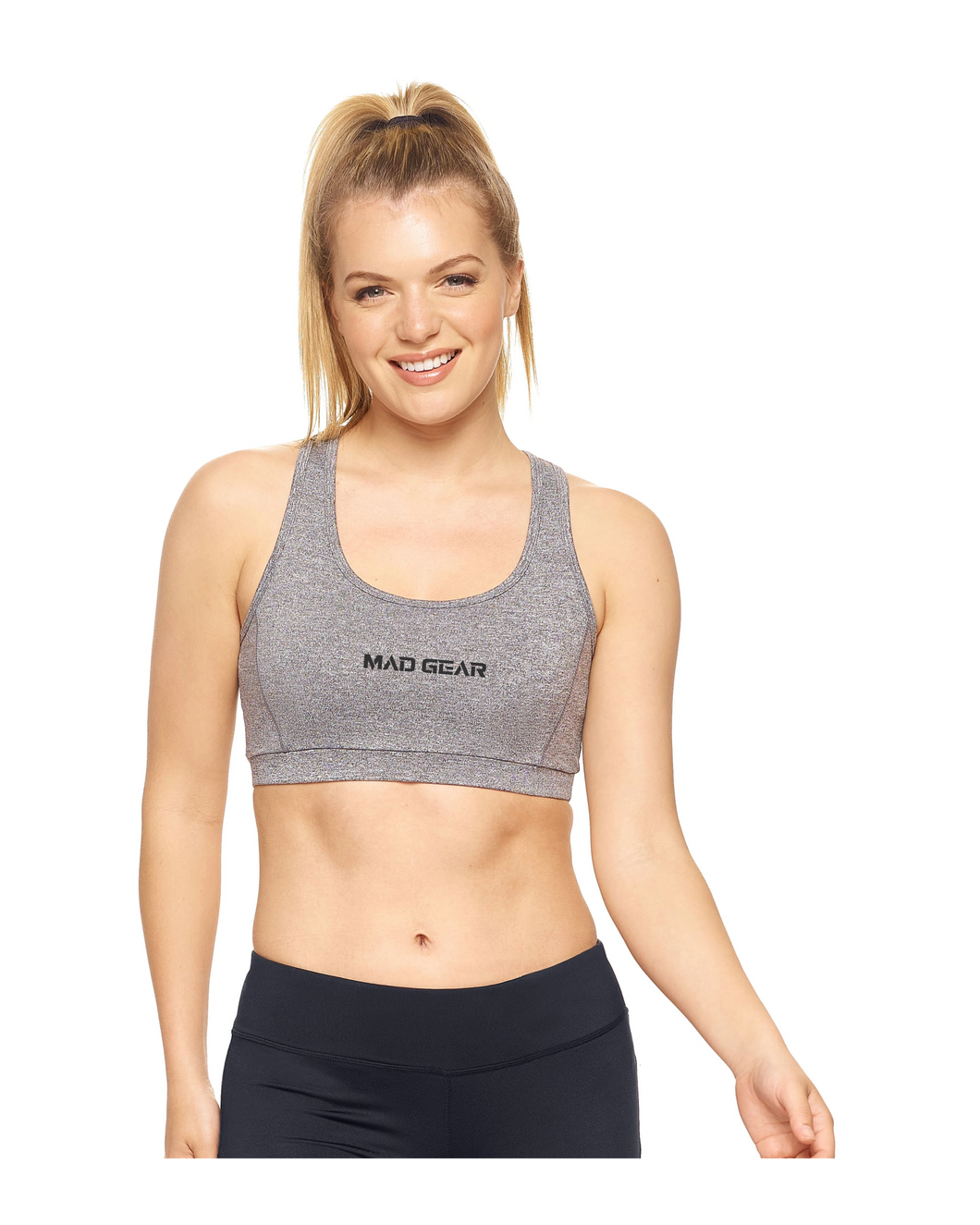 PRO SPORTS BRA HEATHER GREY - [madgearbrand]