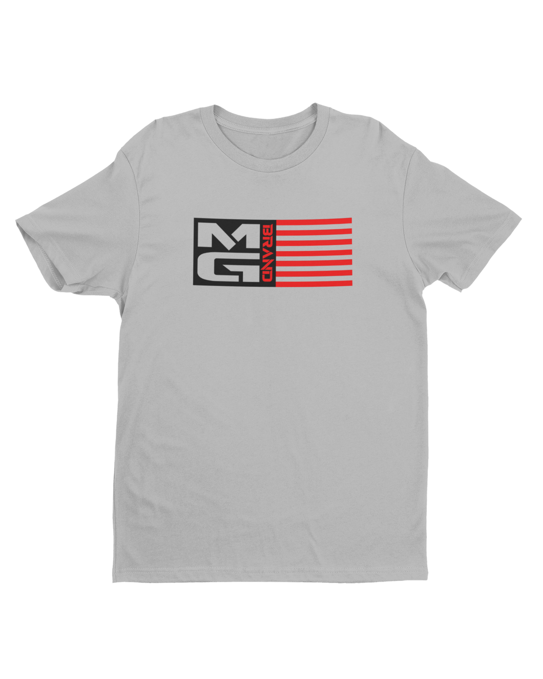 MG FLAG T-SHIRT GREY - [madgearbrand]