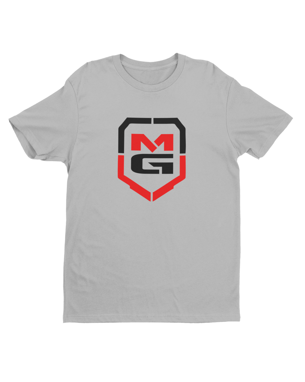 SHIELD T-SHIRT GREY/SIGNATURE RED - [madgearbrand]