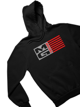 Load image into Gallery viewer, MG FLAG HOODIE BLACK - [madgearbrand]
