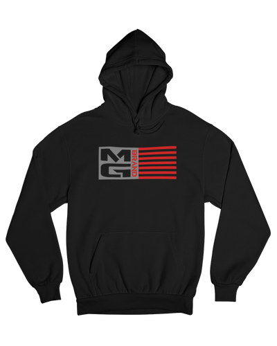 MG FLAG HOODIE BLACK - [madgearbrand]