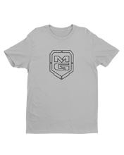 Load image into Gallery viewer, GHOST SHIELD T-SHIRT GREY - [madgearbrand]
