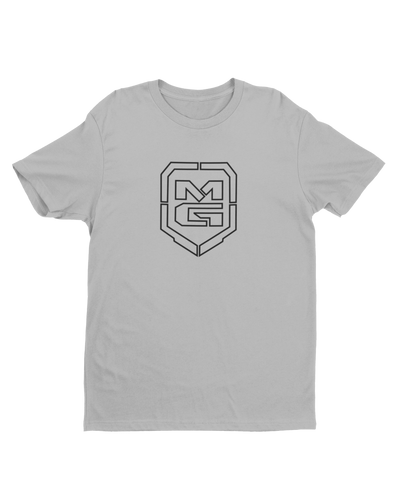 GHOST SHIELD T-SHIRT GREY - [madgearbrand]