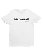 Load image into Gallery viewer, MAD GEAR T-SHIRT WHITE/SIGNATURE RED - [madgearbrand]
