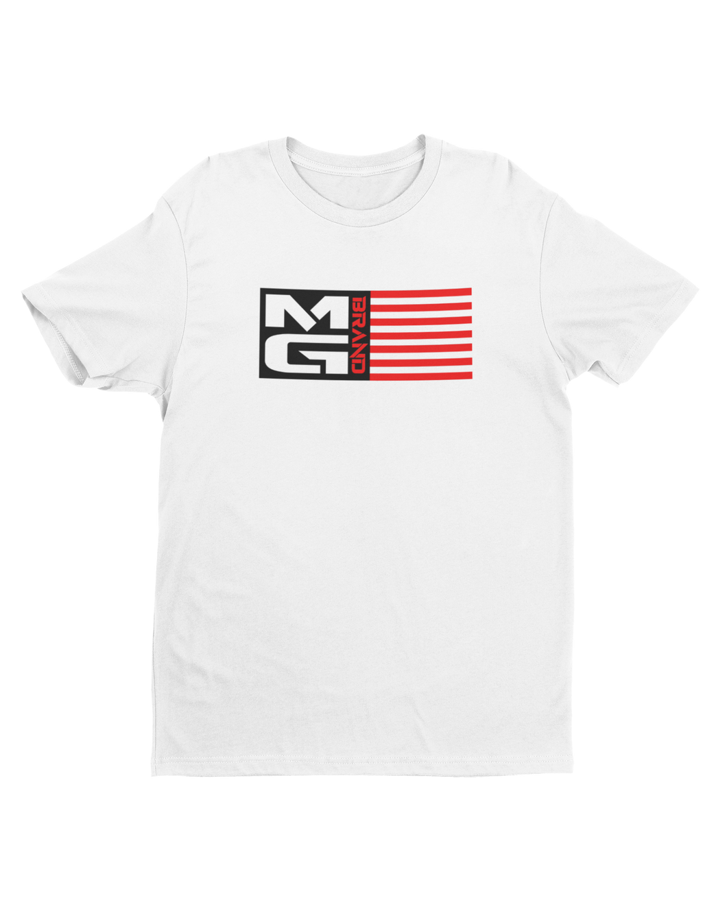 MG FLAG T-SHIRT WHITE - [madgearbrand]