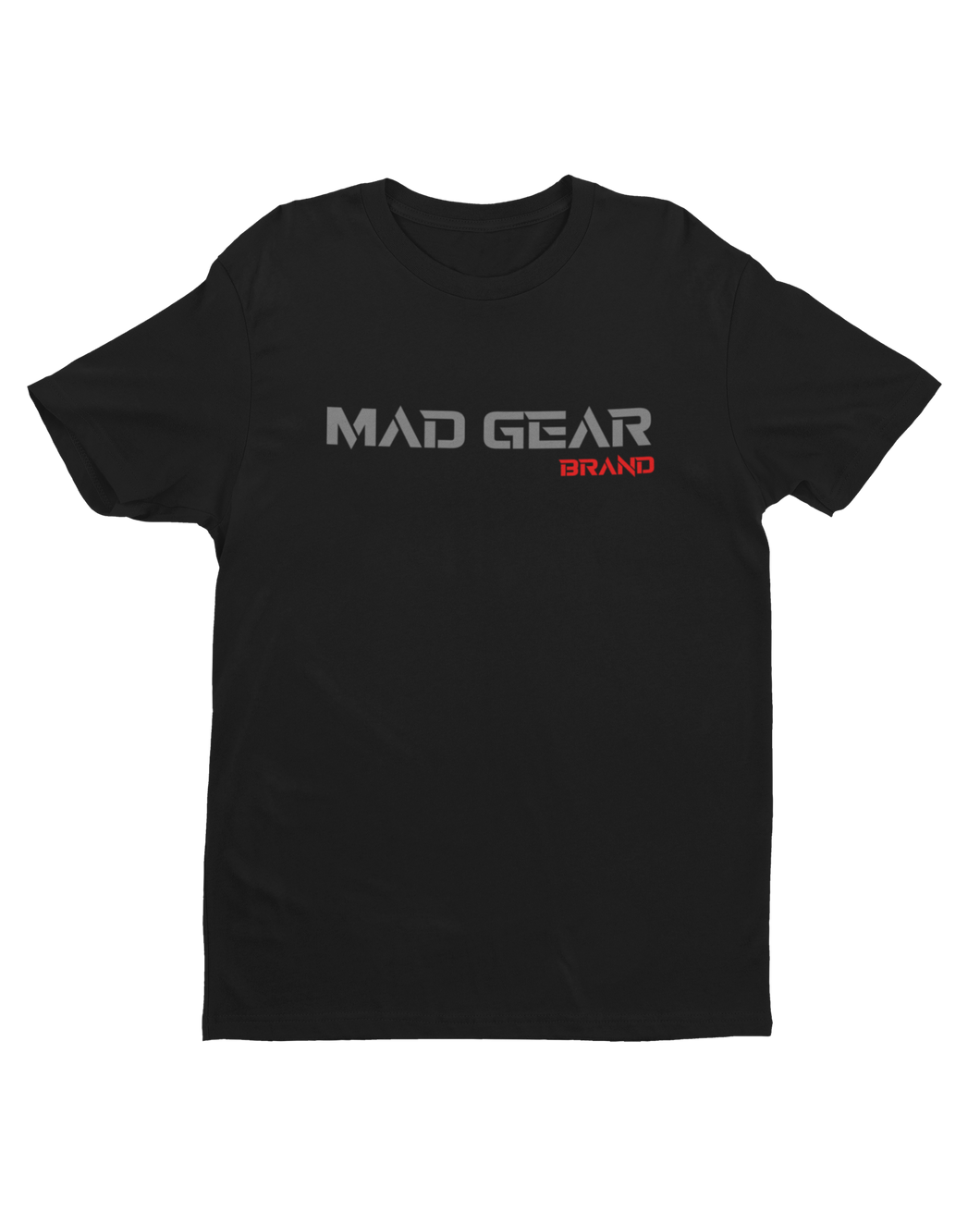 MAD GEAR T-SHIRT BLACK/SIGNATURE RED - [madgearbrand]