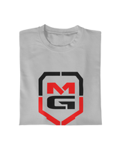 Load image into Gallery viewer, SHIELD T-SHIRT GREY/SIGNATURE RED - [madgearbrand]
