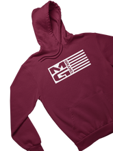 Load image into Gallery viewer, MG FLAG HOODIE MAROON - [madgearbrand]
