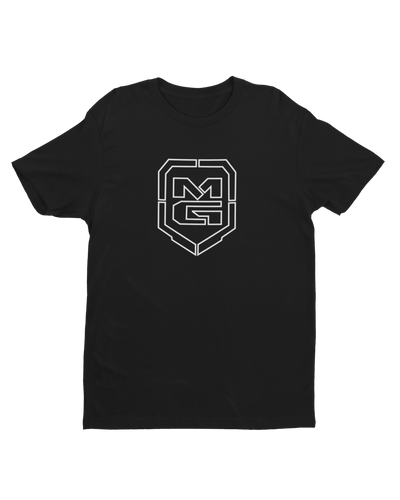 GHOST SHIELD T-SHIRT BLACK - [madgearbrand]