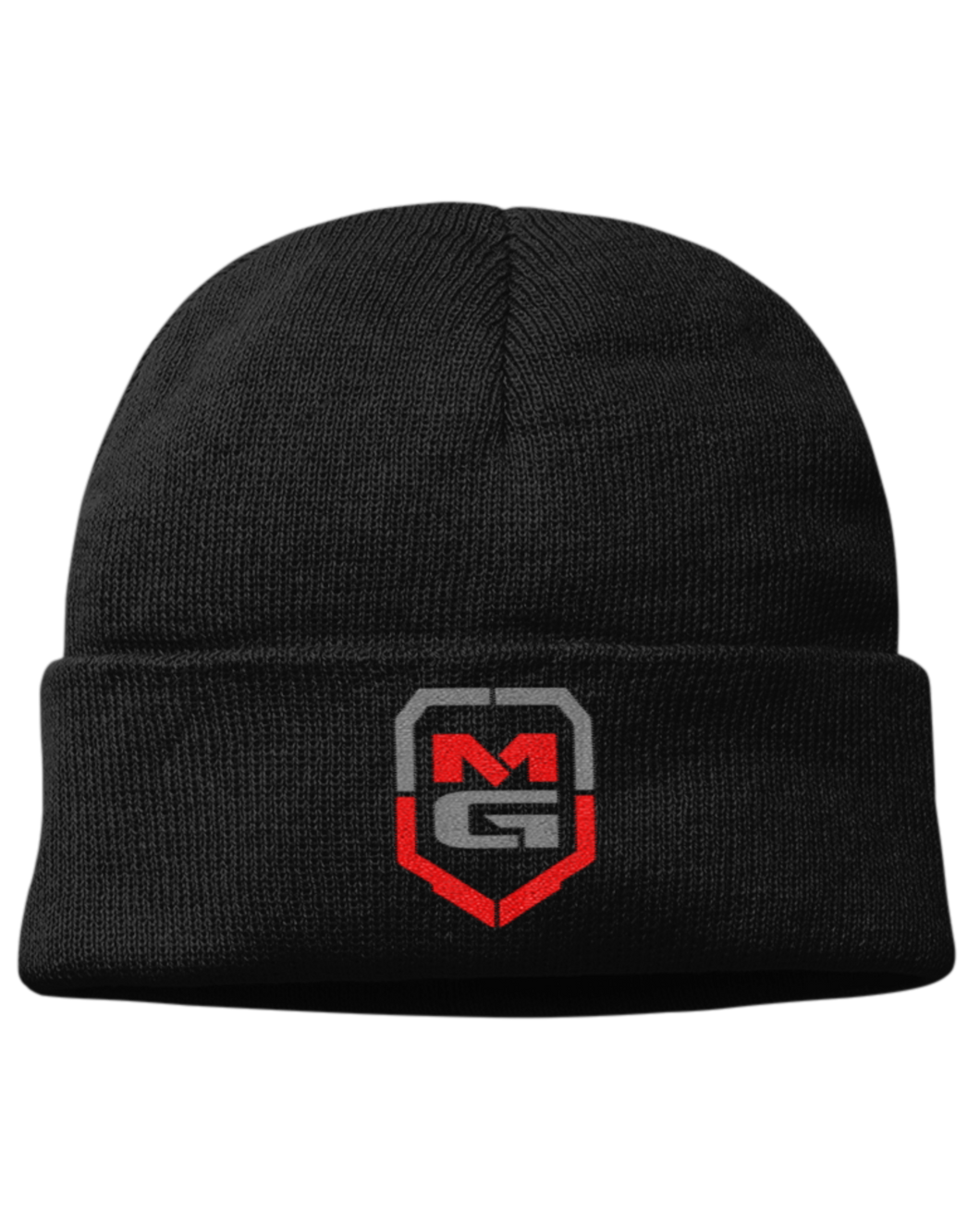 SHIELD BEANIE BLACK - [madgearbrand]