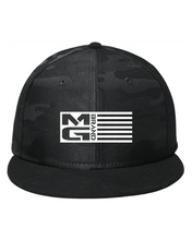 Load image into Gallery viewer, MG FLAG CAMO SNAPBACK BLACK - [madgearbrand]
