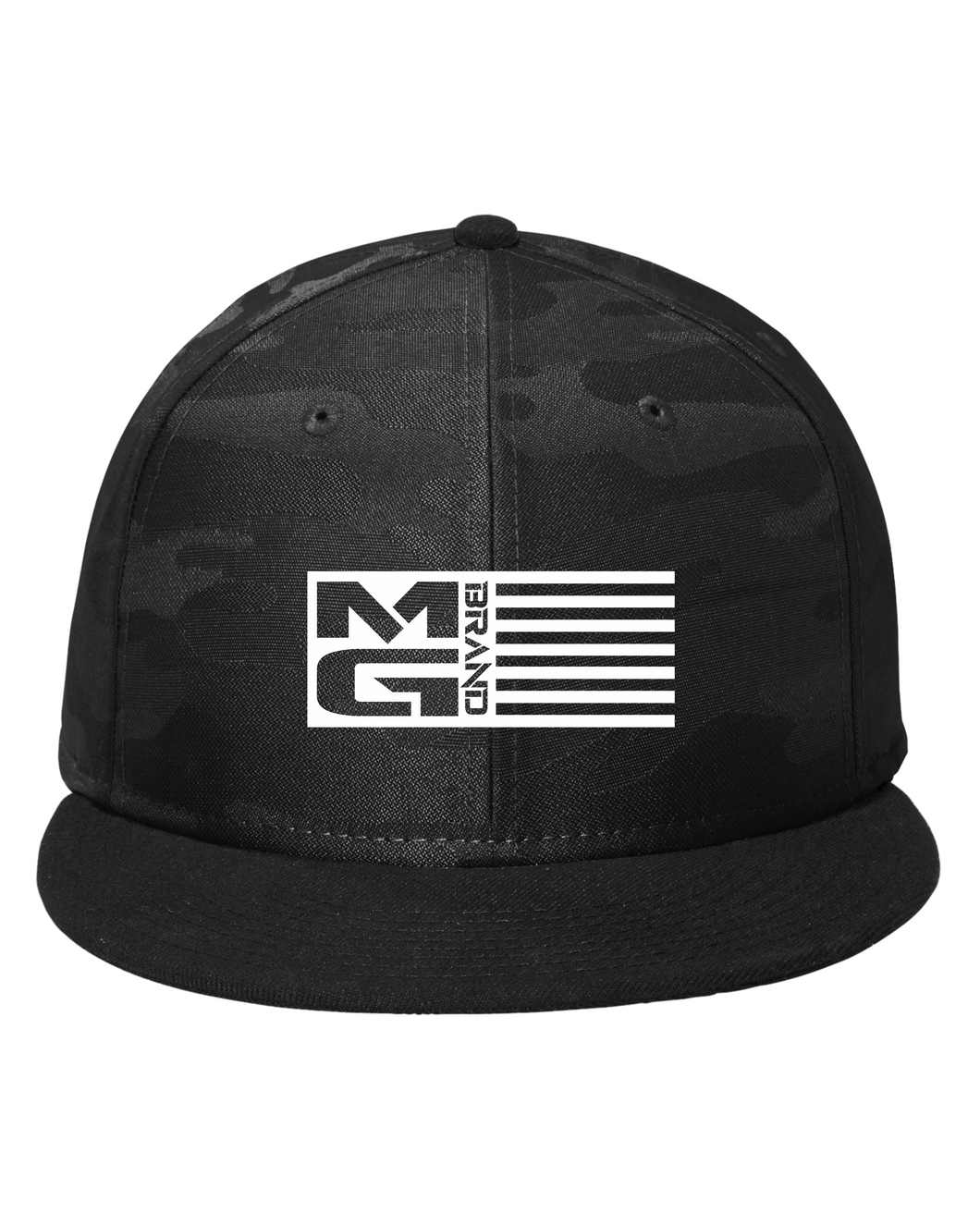 MG FLAG CAMO SNAPBACK BLACK - [madgearbrand]