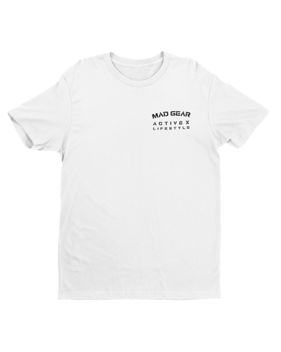 MAD GEAR CLASSIC T-SHIRT WHITE - [madgearbrand]