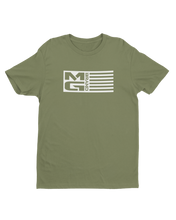 Load image into Gallery viewer, MG FLAG T-SHIRT OLIVE - [madgearbrand]
