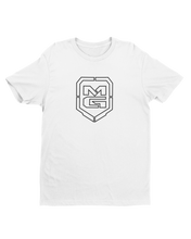 Load image into Gallery viewer, GHOST SHIELD T-SHIRT WHITE - [madgearbrand]
