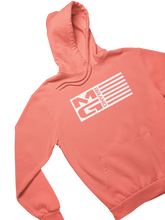 Load image into Gallery viewer, MG FLAG HOODIE CORAL - [madgearbrand]
