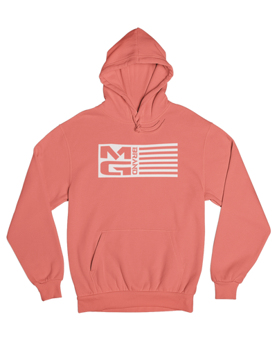 MG FLAG HOODIE CORAL - [madgearbrand]