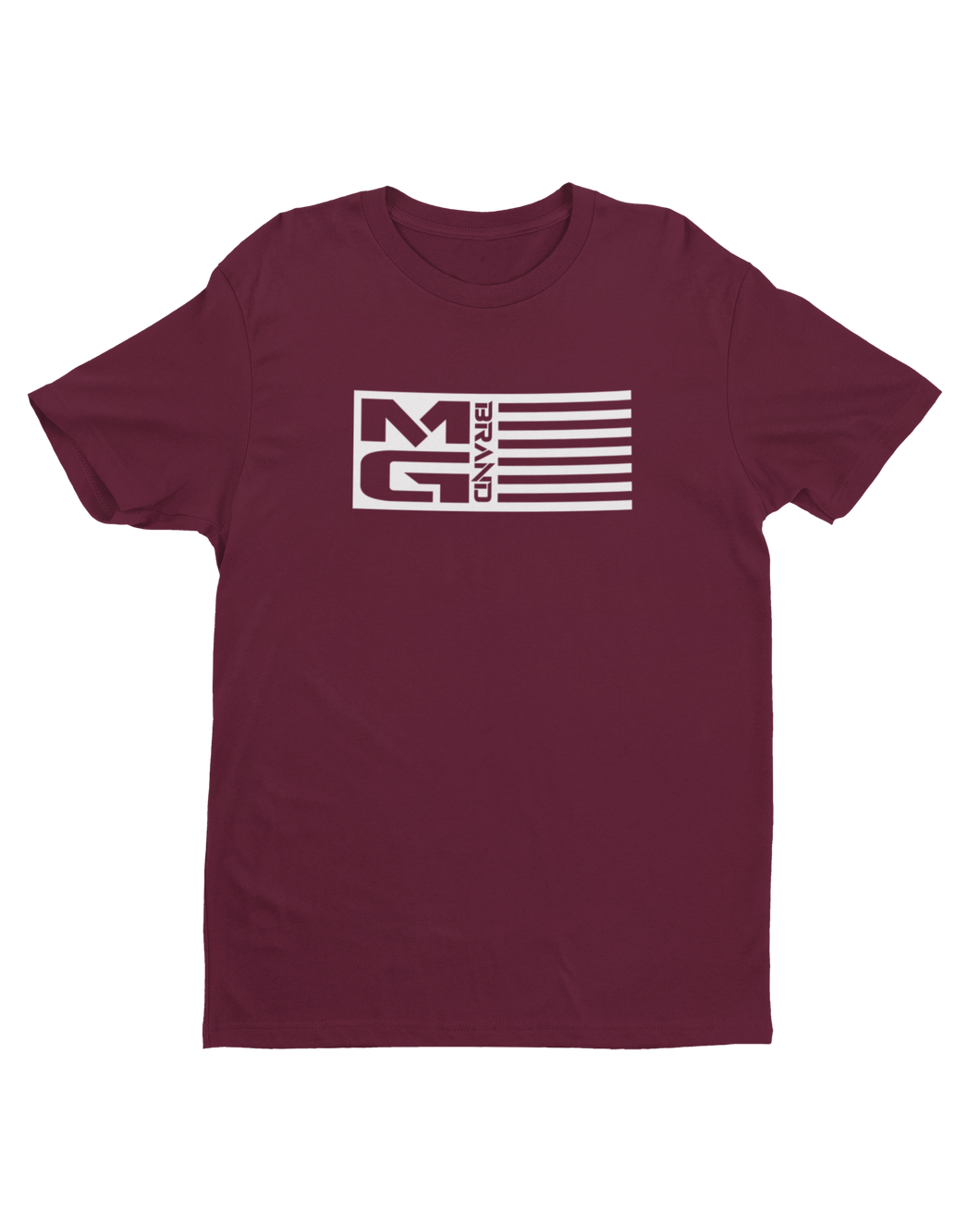 MG FLAG T-SHIRT MAROON - [madgearbrand]