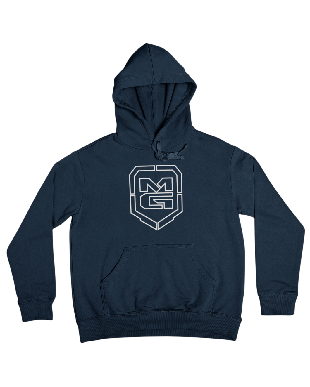 GHOST SHIELD HOODIE NAVY - [madgearbrand]