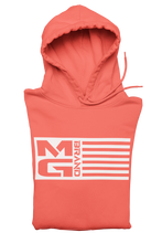 Load image into Gallery viewer, MG FLAG HOODIE CORAL - [madgearbrand]
