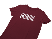 Load image into Gallery viewer, MG FLAG T-SHIRT MAROON - [madgearbrand]
