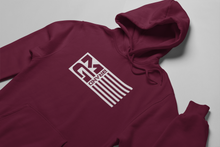 Load image into Gallery viewer, MG FLAG HOODIE MAROON - [madgearbrand]
