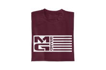 Load image into Gallery viewer, MG FLAG T-SHIRT MAROON - [madgearbrand]
