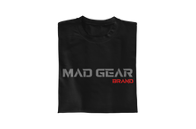 Load image into Gallery viewer, MAD GEAR T-SHIRT BLACK/SIGNATURE RED - [madgearbrand]
