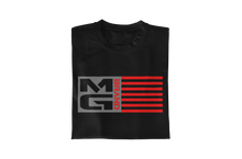 Load image into Gallery viewer, MG FLAG T-SHIRT BLACK - [madgearbrand]
