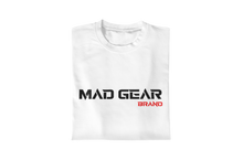 Load image into Gallery viewer, MAD GEAR T-SHIRT WHITE/SIGNATURE RED - [madgearbrand]
